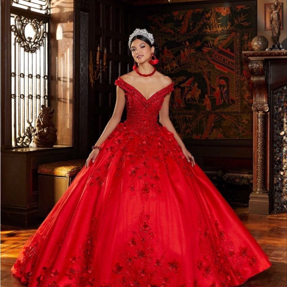 Elegant Red Ball Gown